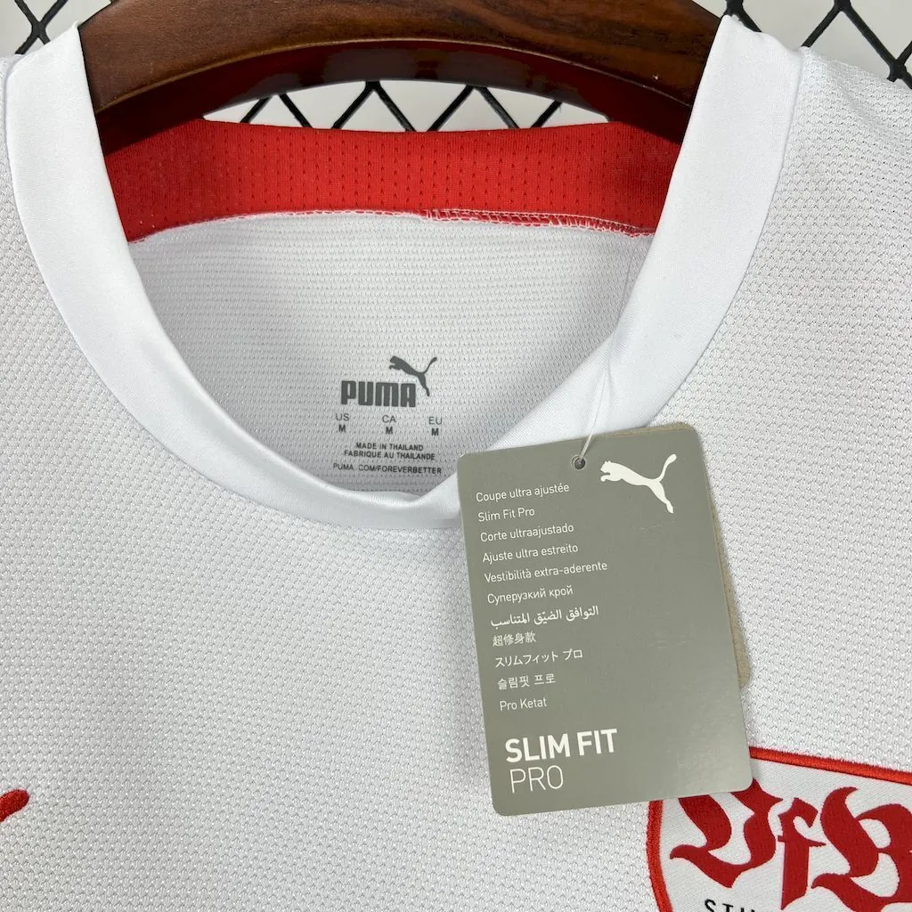 06-07 Stuttgart Home Retro Kit Vintage Shirt Soccer AAAAJersey Yupoo 2