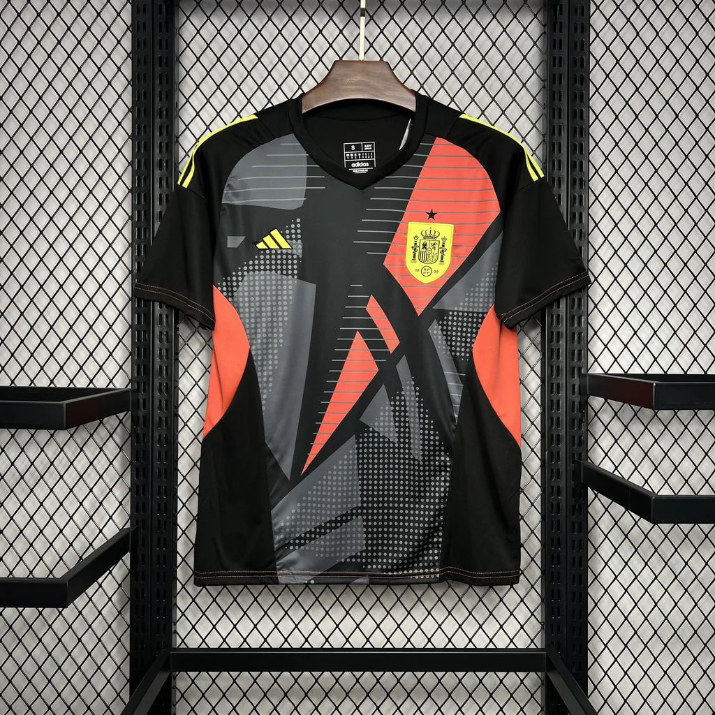 2024 Spain Black Goalkeeper Kit Sport AAAAJersey Yupoo 5