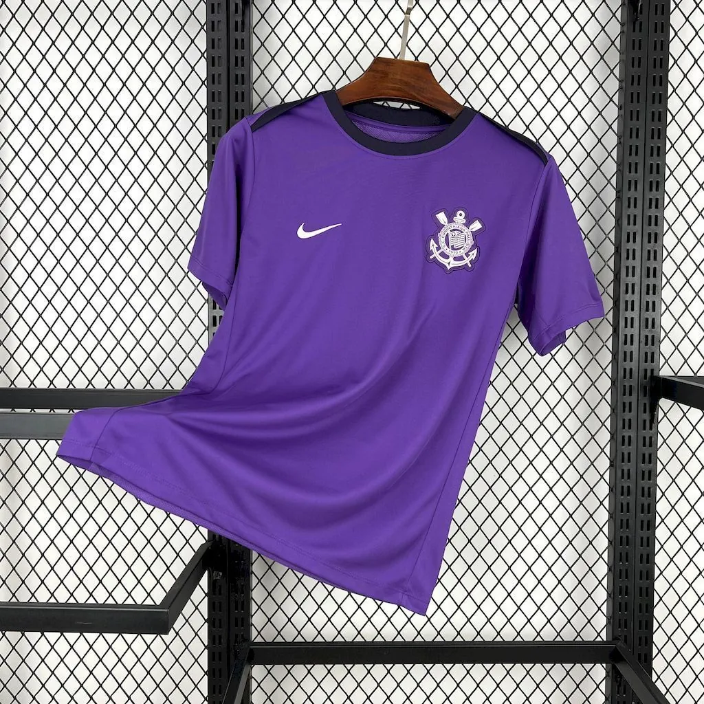 25-26 Corinthians Purple Training Kit Soccer T-Shirts AAAAJersey Dropship Yupoo 6