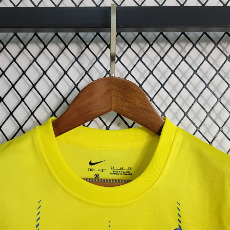 23-24 Kids Al Nassr Home Sizes 16-28 Soccer Jerseys 2