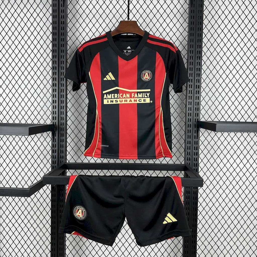 25-26 Atlanta United Home Kid Kits Soccer AAAAJersey Yupoo 16-28 5