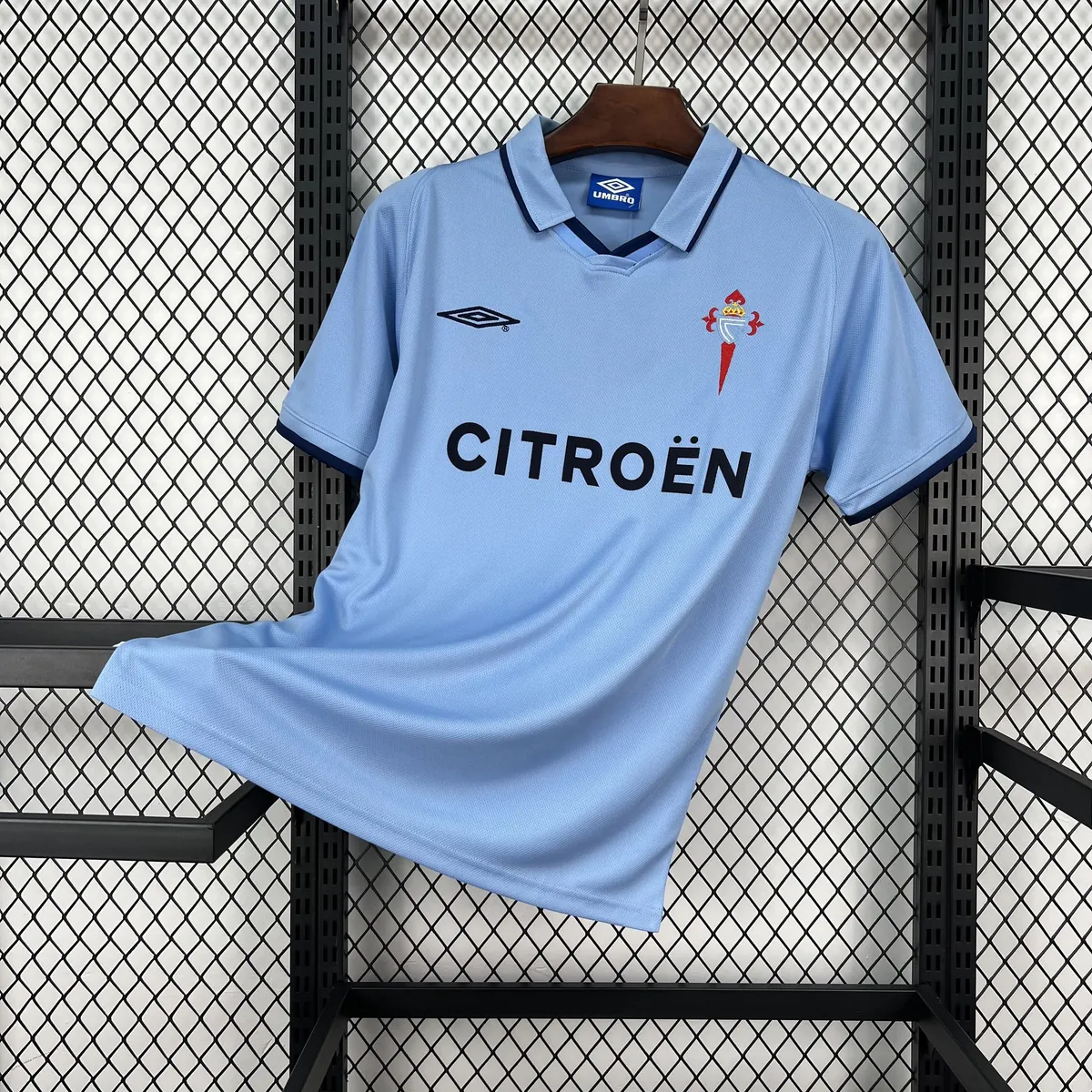 01-02 Celta de Vigo Home Retro Kit Vintage Shirt AAAAJersey Wholesale Yupoo 8 2