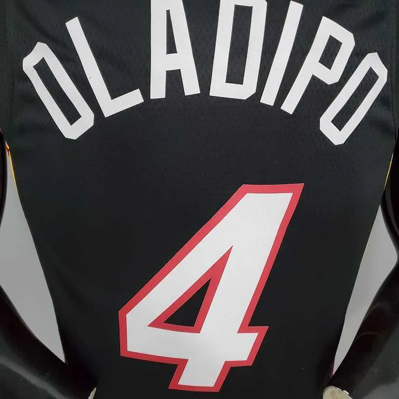 Miami Heat OLADIPO#4 #4 Black 2