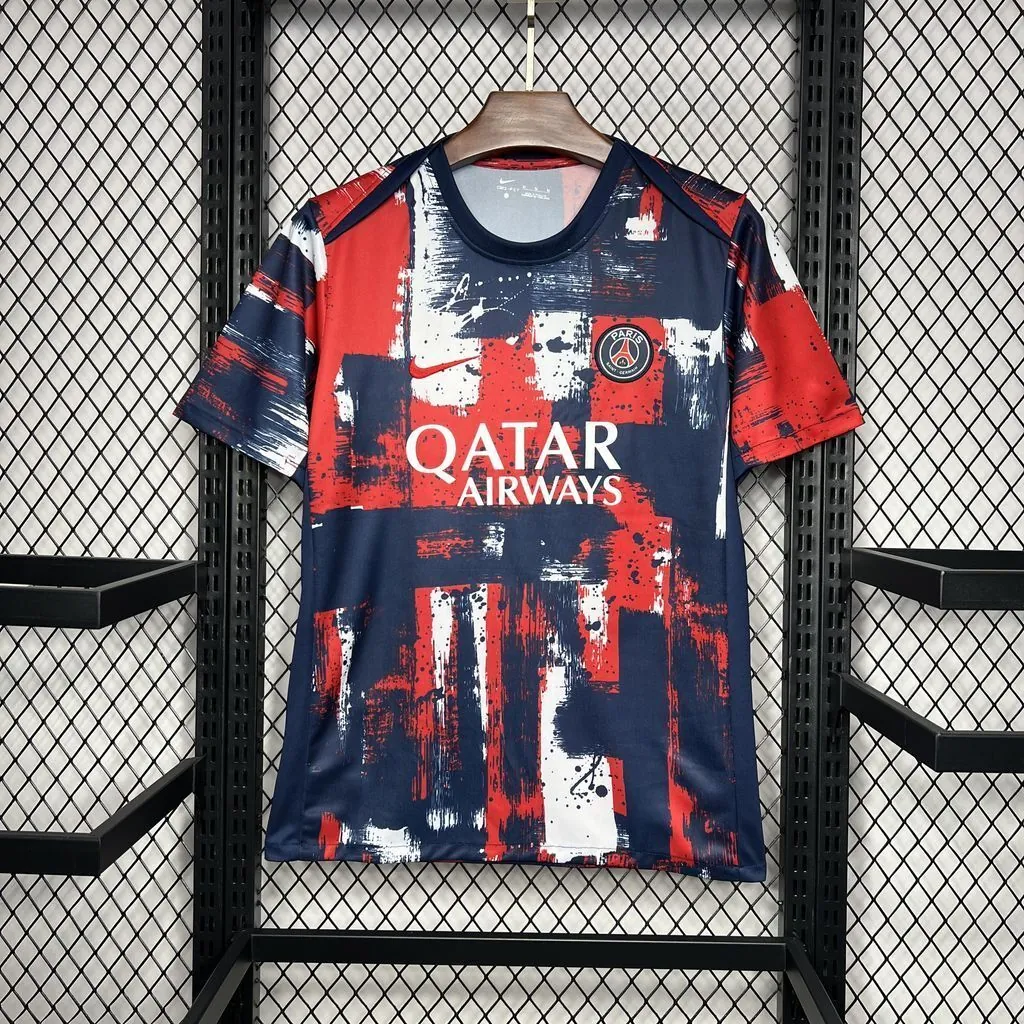 24-25 PSG Pre-Match Shirt Soccer Uniforms Soccer AAAAJersey Yupoo 6