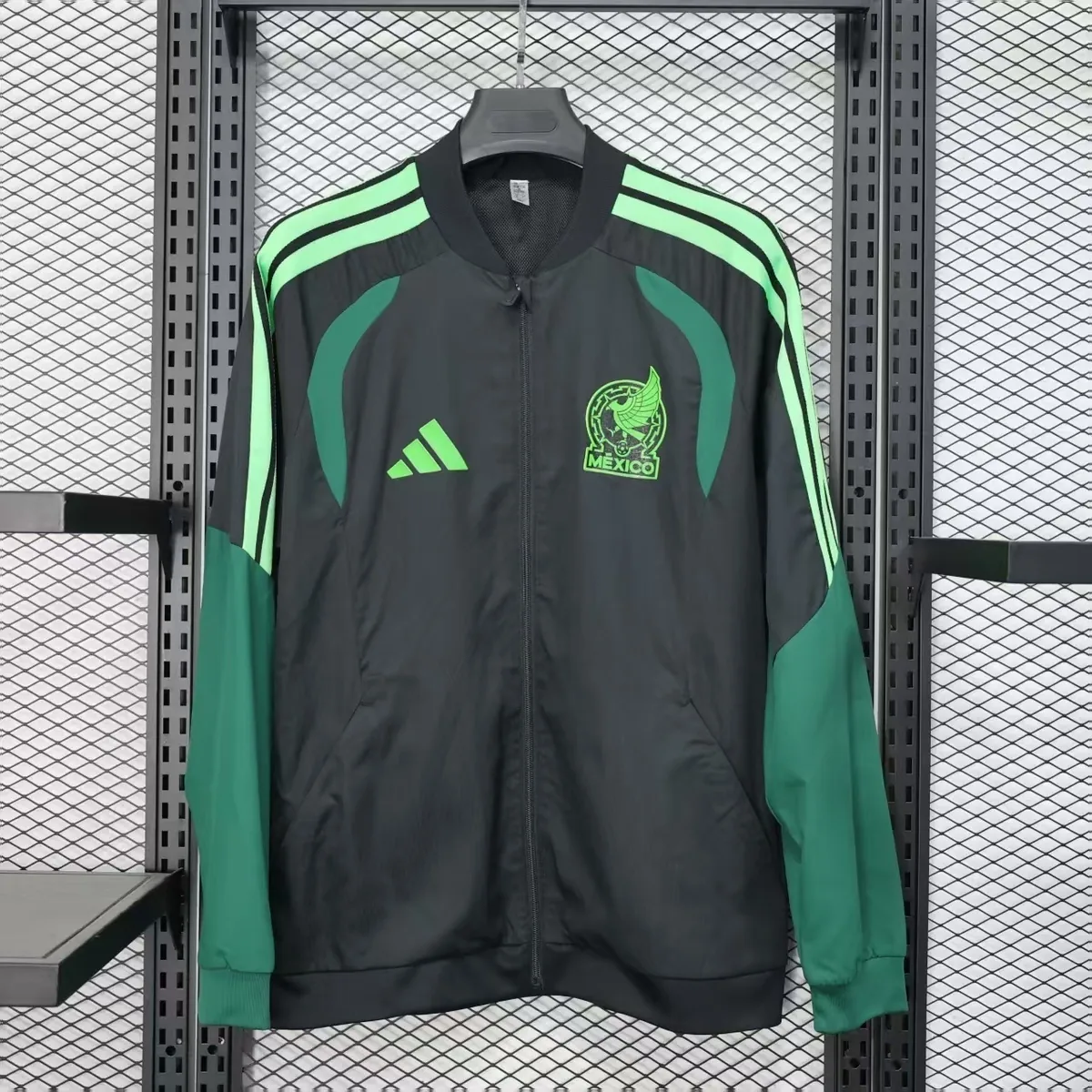 2025 Mexico Black Windbreaker Jacket Yupoo 5
