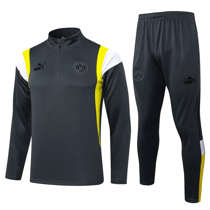 23-24 Dortmund Long Sleeve Training Suit Yupoo 5