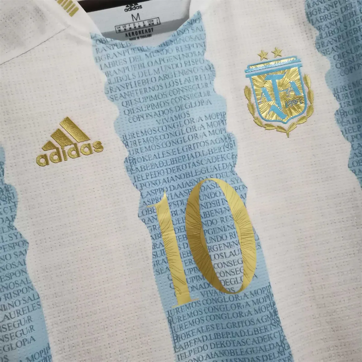 2021 Argentina Commemorative Edition White Blue 11