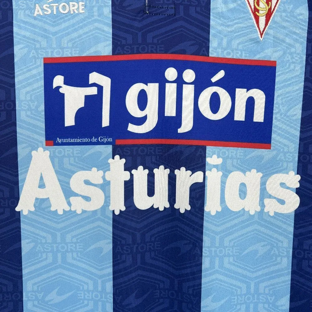 02-03 Sporting de Gijón Third Away Retro Kit Vintage Shirt AAAAJersey Supply Yupoo 4