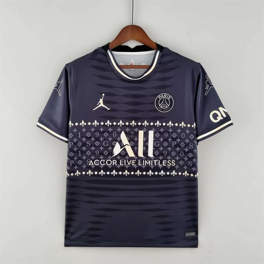 22-23 PSG training suit black grey 9