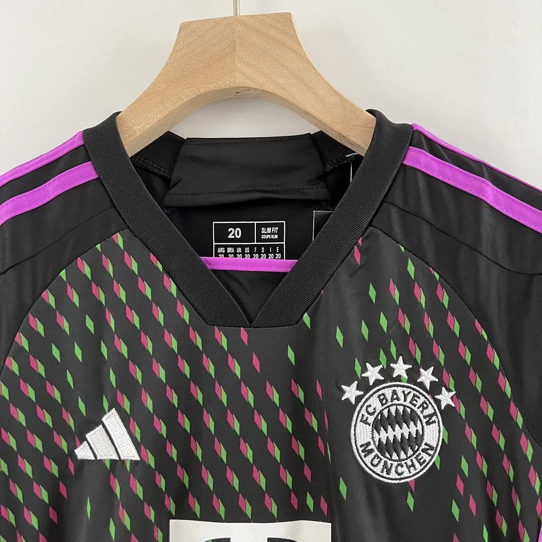 23-24 kids Bayern Munich away size 16-28 Cheap Football Kit 7