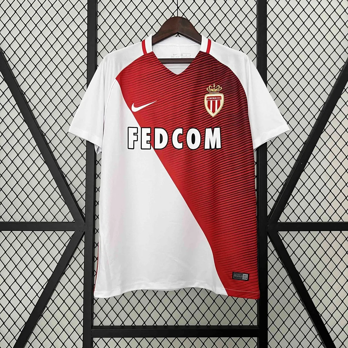 16-17 Monaco Home Retro Kit Football Uniform AAAAJerseys Dropshipping Yupoo 7