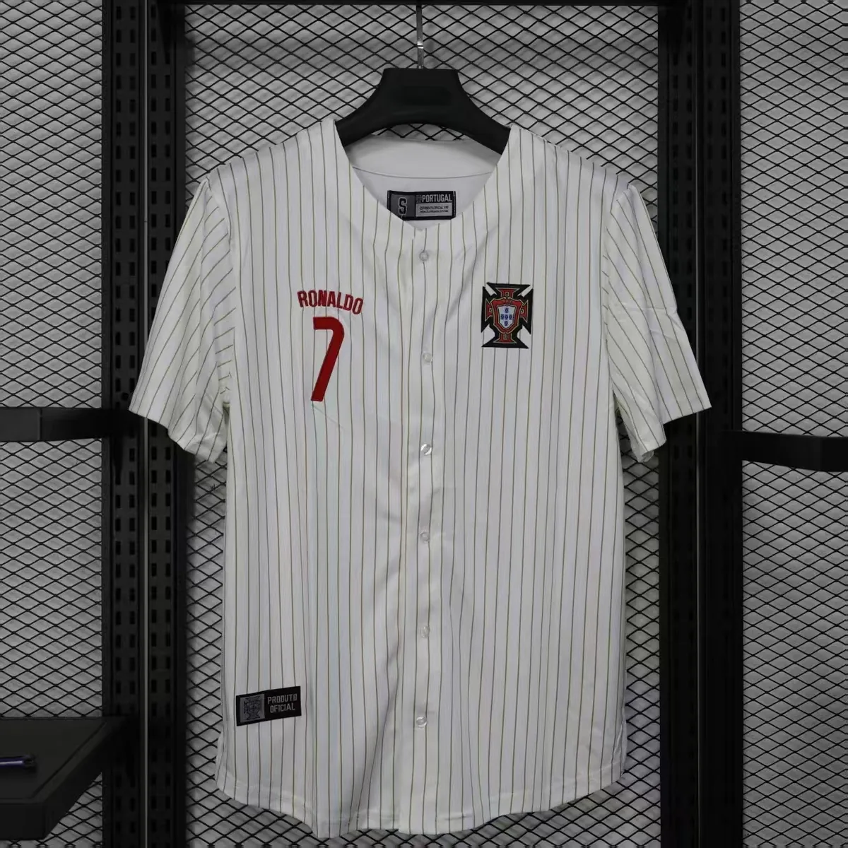 2025 Ronaldo #7 Portugal White Baseball Clothing Cheap Shirts AAAAJersey Dropshipping Yupoo 6