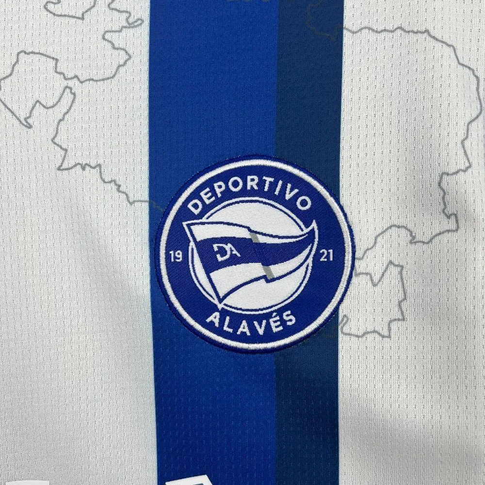 25-26 Alaves Home Shirt Football Apparels Sino AAAAJersey Supply Yupoo 4