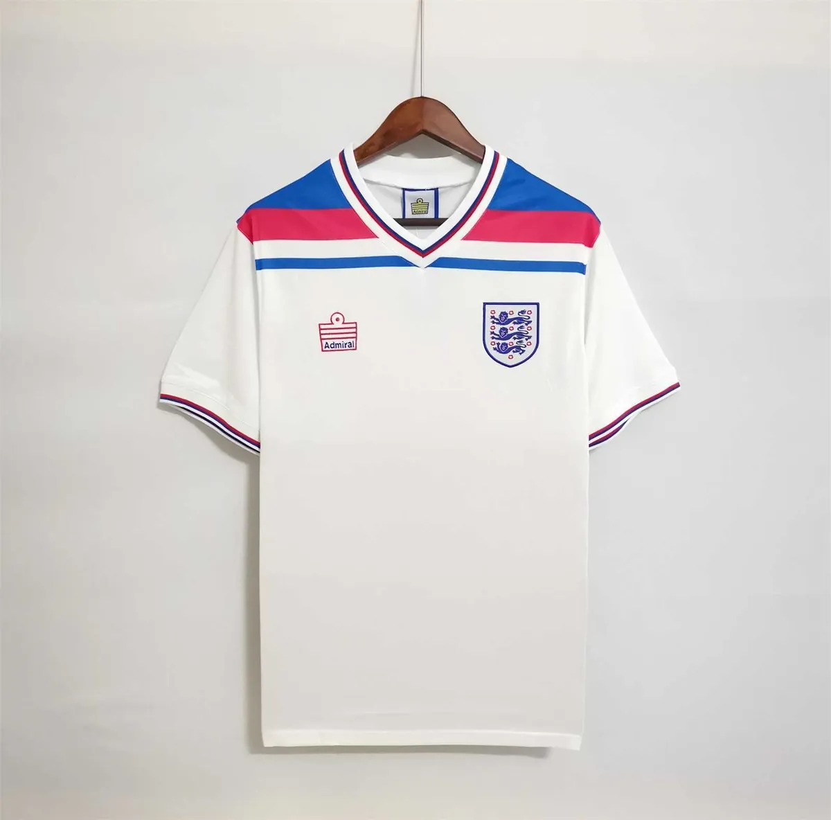 1980 England home white 9