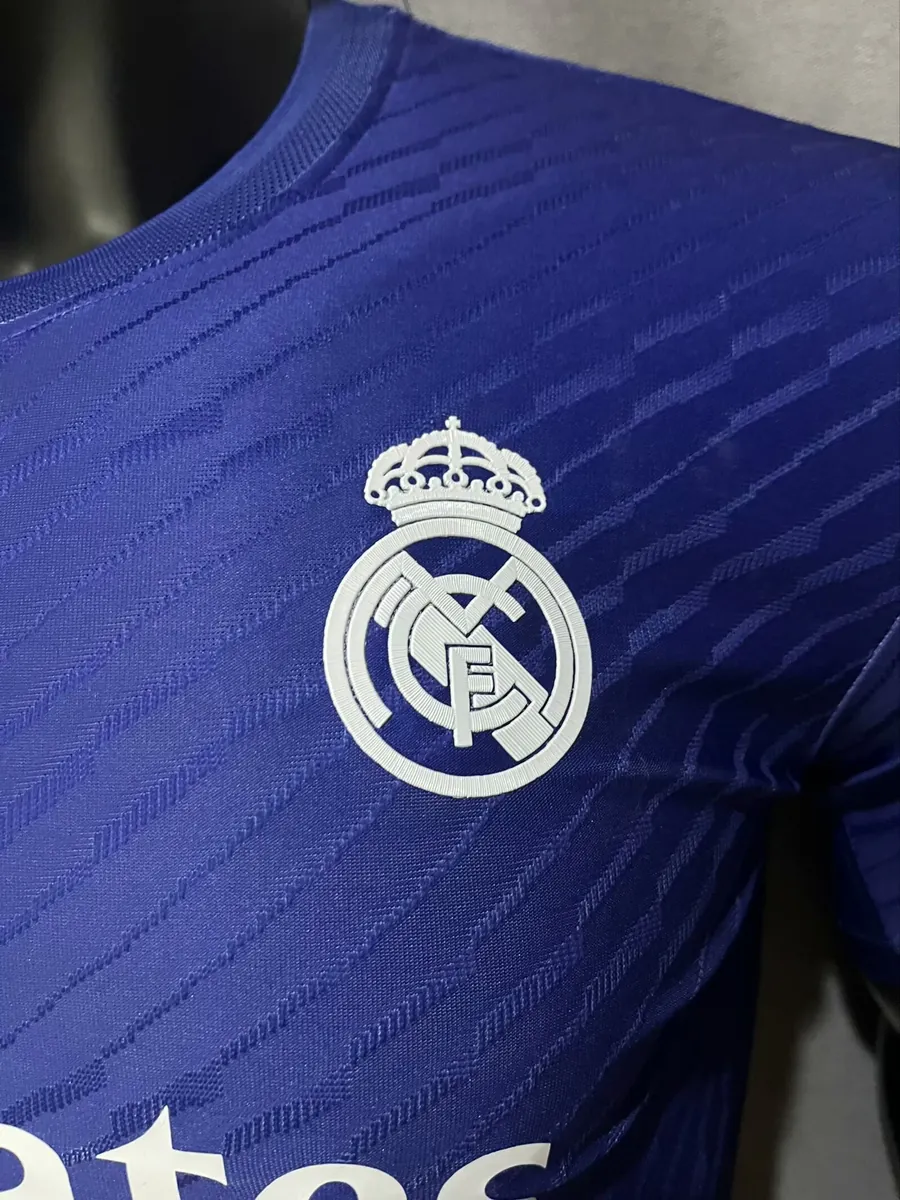 23-24 Real Madrid Y3 Blue Kit Player Version Shirt Jersey Supplier Yupoo 1