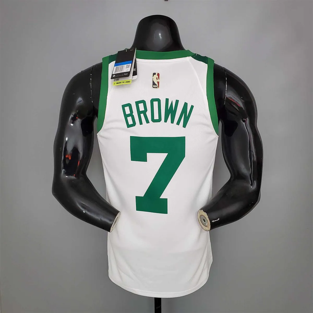 BROWN#7 75th Anniversary Celtics White 2