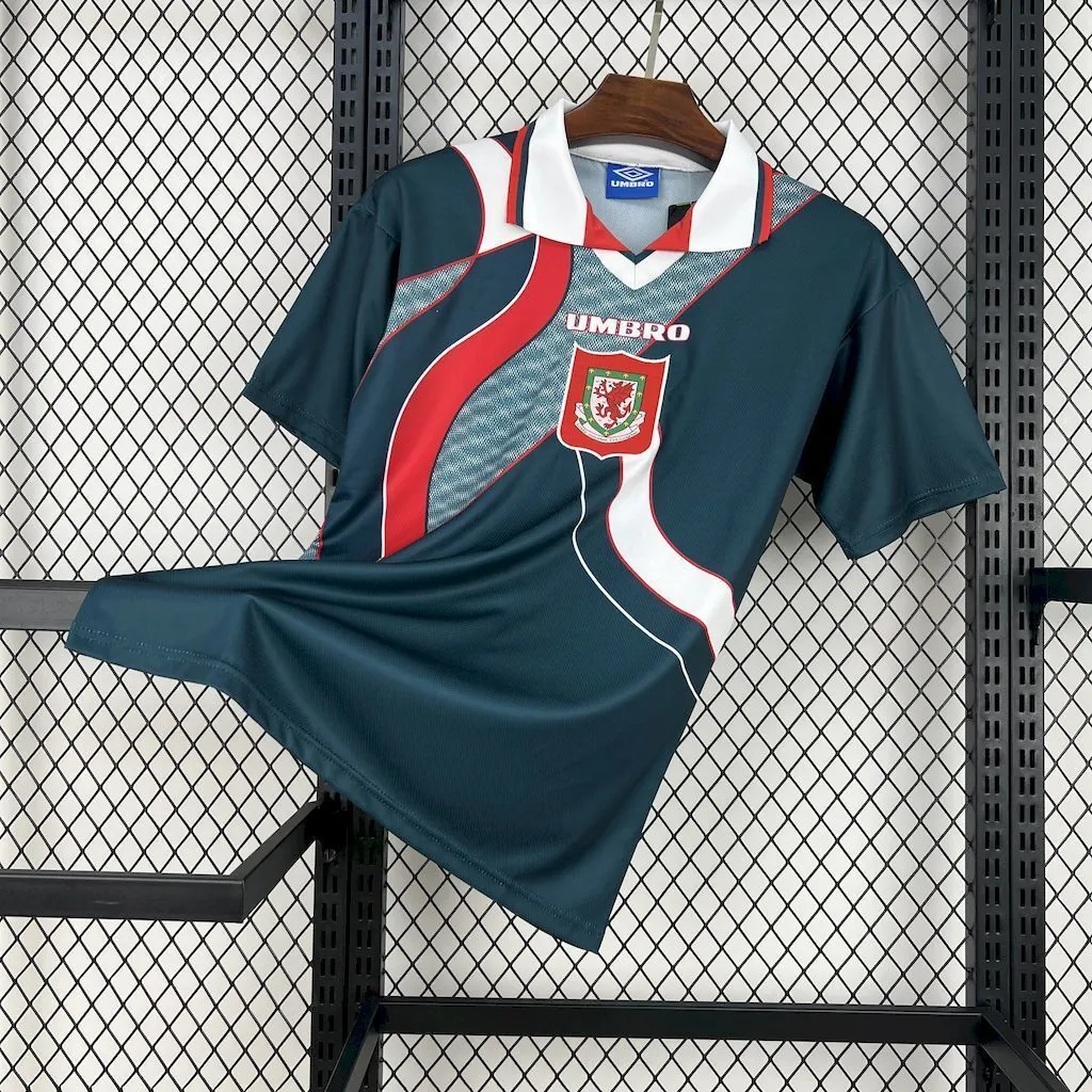 94-95 Wales Away Retro Kit Vintage Shirt AAAAJersey Supplier Yupoo 3