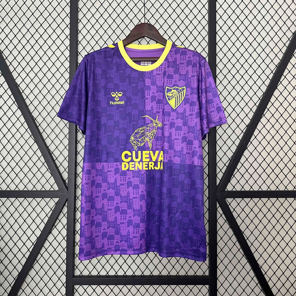 24-25 Malaga Pre-Match Shirt Soccer Uniforms Soccer AAAAJersey Yupoo 6