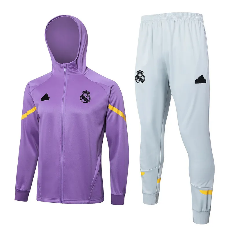 24-25 Real Madrid Hoodie Jackets Football Shirts 4