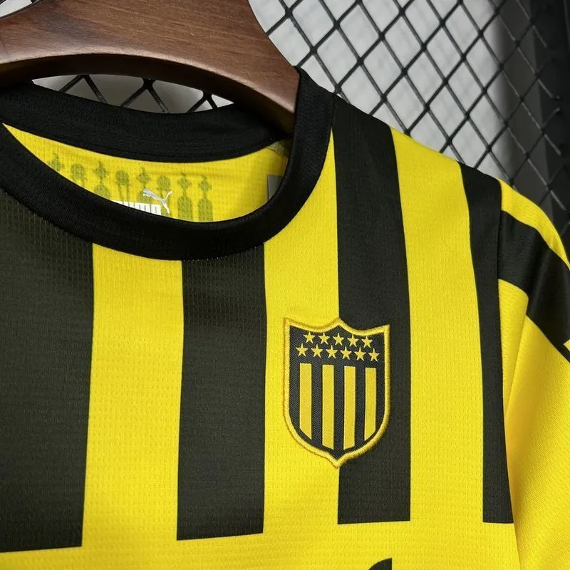 24-25 Penarol Home Kid Kits Youth Apparels Football AAAAJersey Yupoo 3
