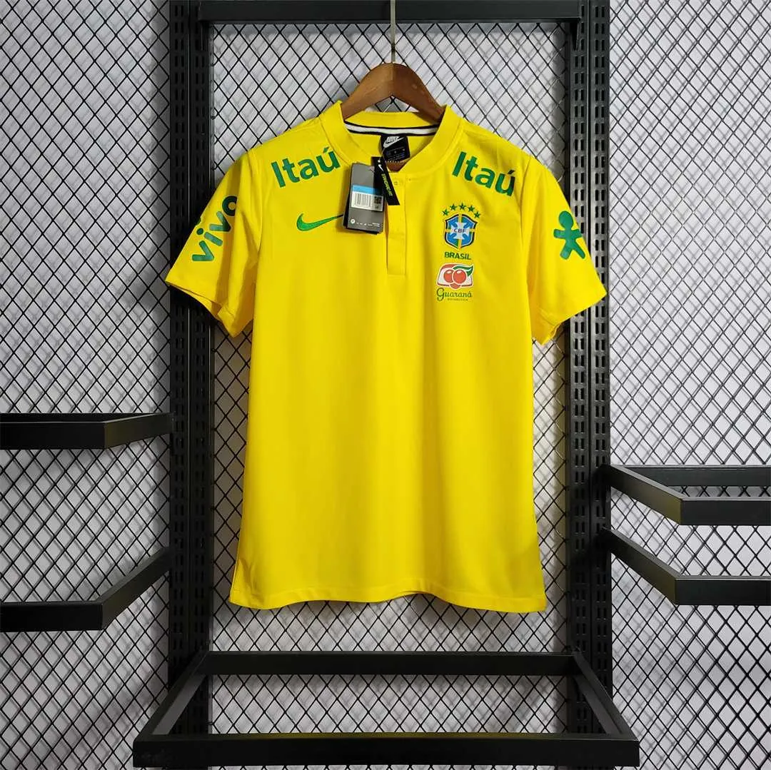 2122 Brazil Pre-Game Yellow 8