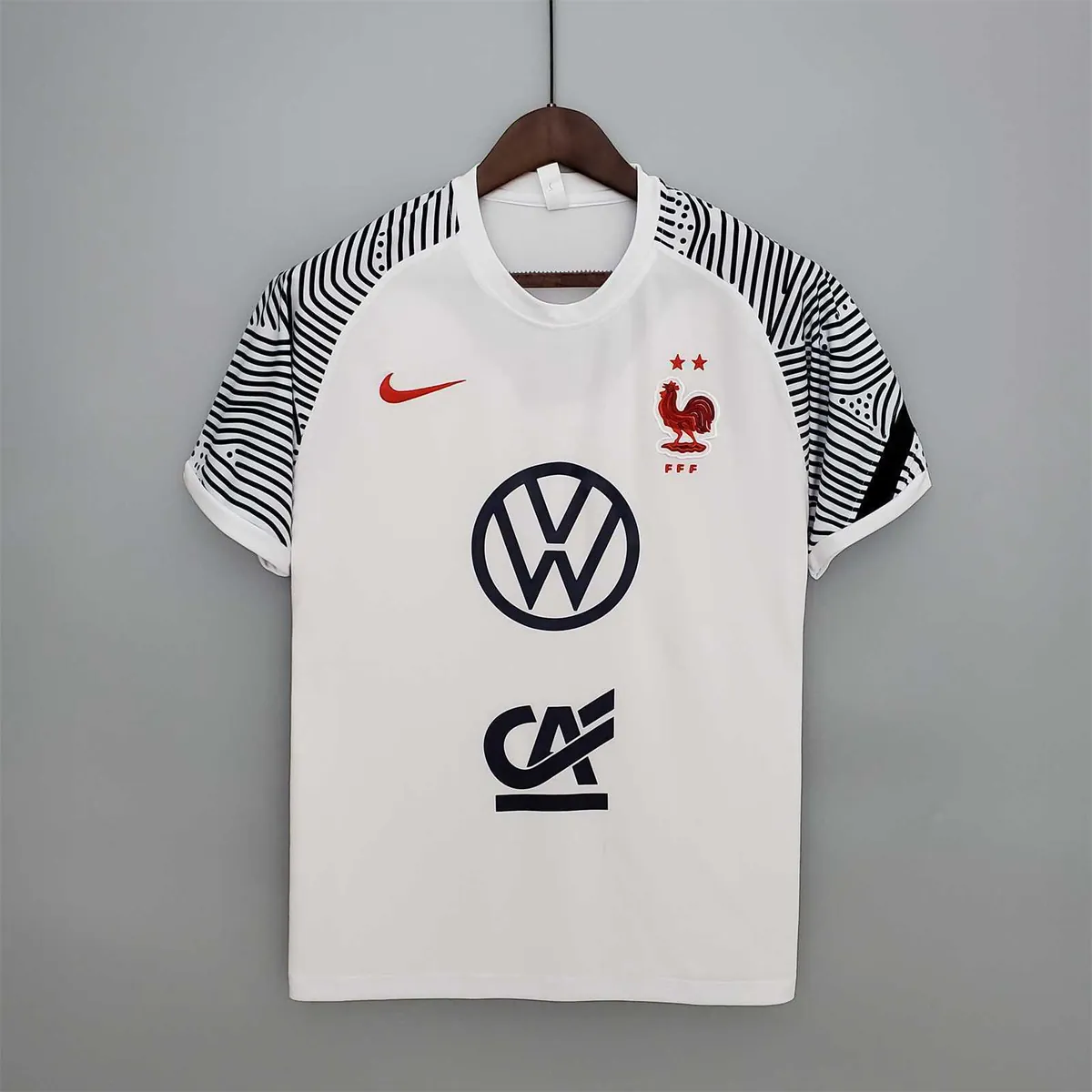2021 France training suit white 8