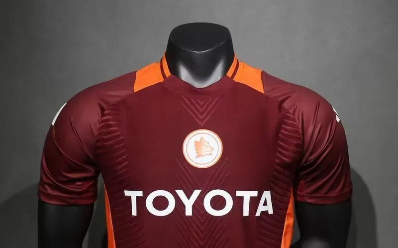 25-26 Roma Home Player Version Soccer AAAAJersey 3