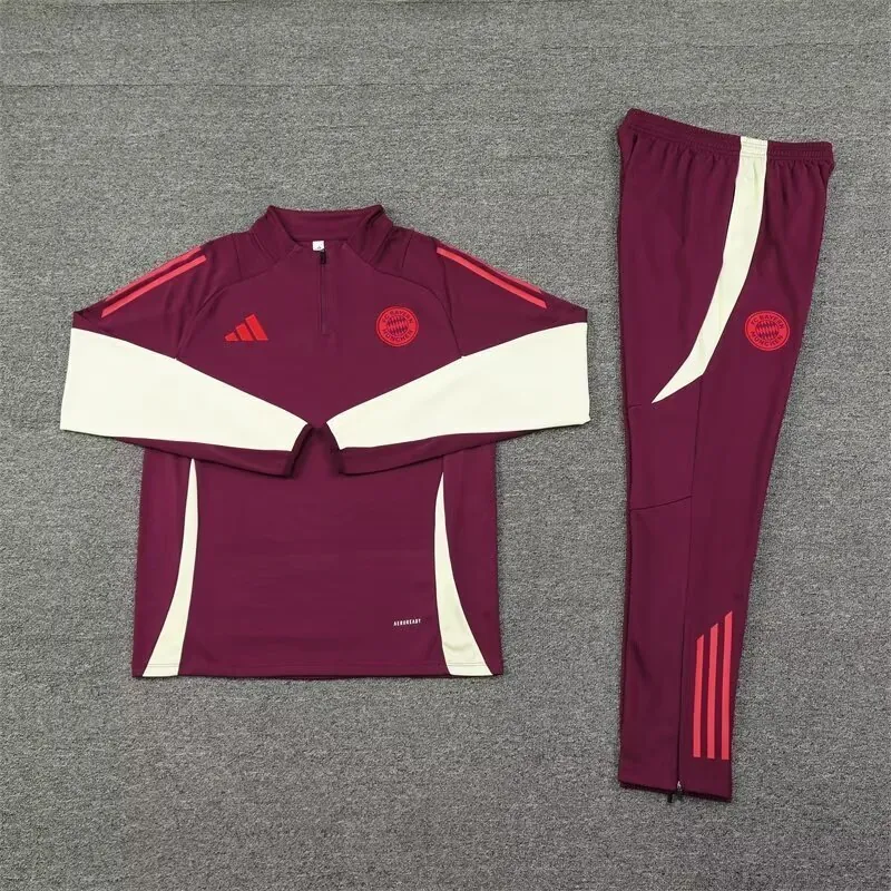 24-25 Bayern Long Sleeve Training Suit Football Shirts 1