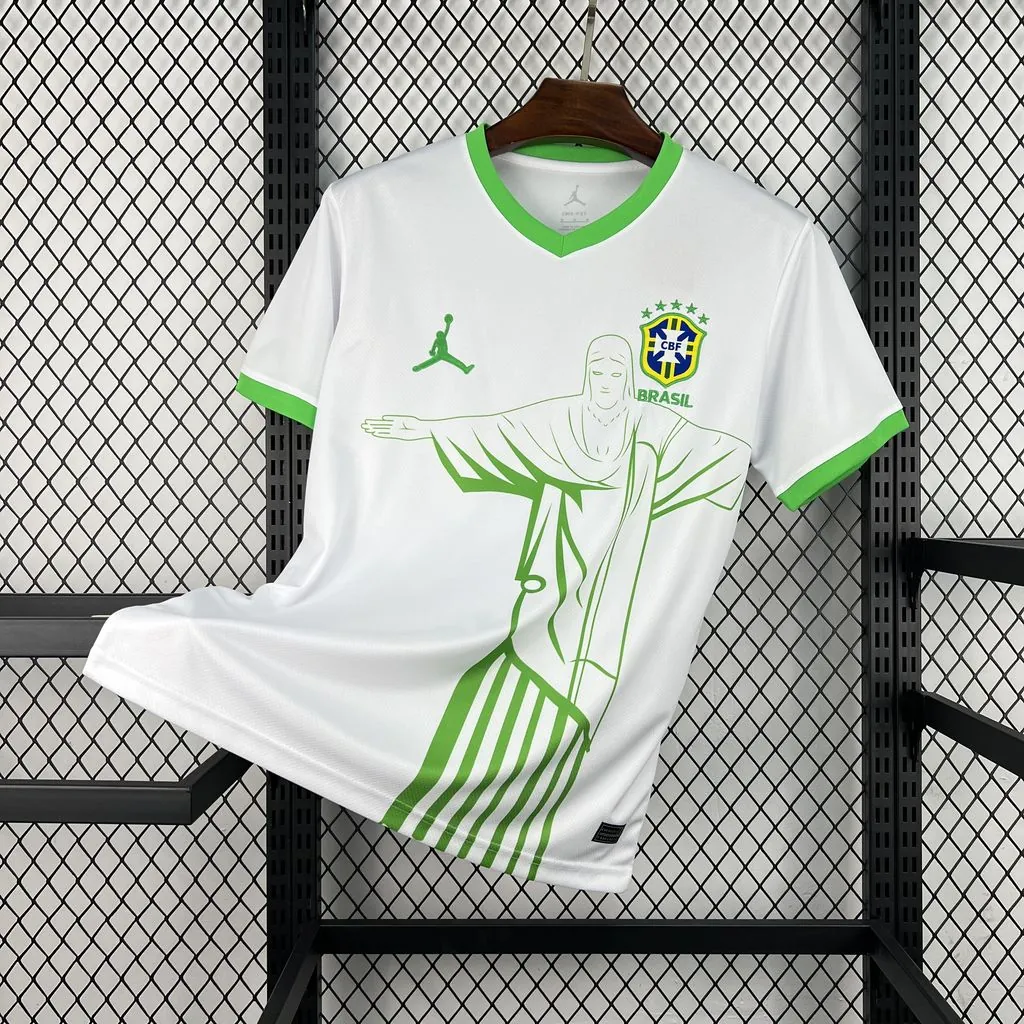 2026 Brazil Mens Jesus Special Edition Kit Football T-Shirt AAAAJersey Supply Yupoo 5 1