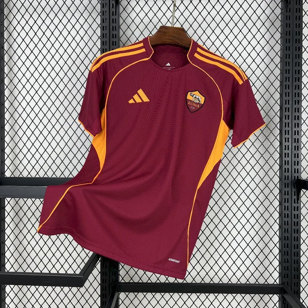 25-26 Roma Home Kit Soccer AAAAJersey Yupoo 5