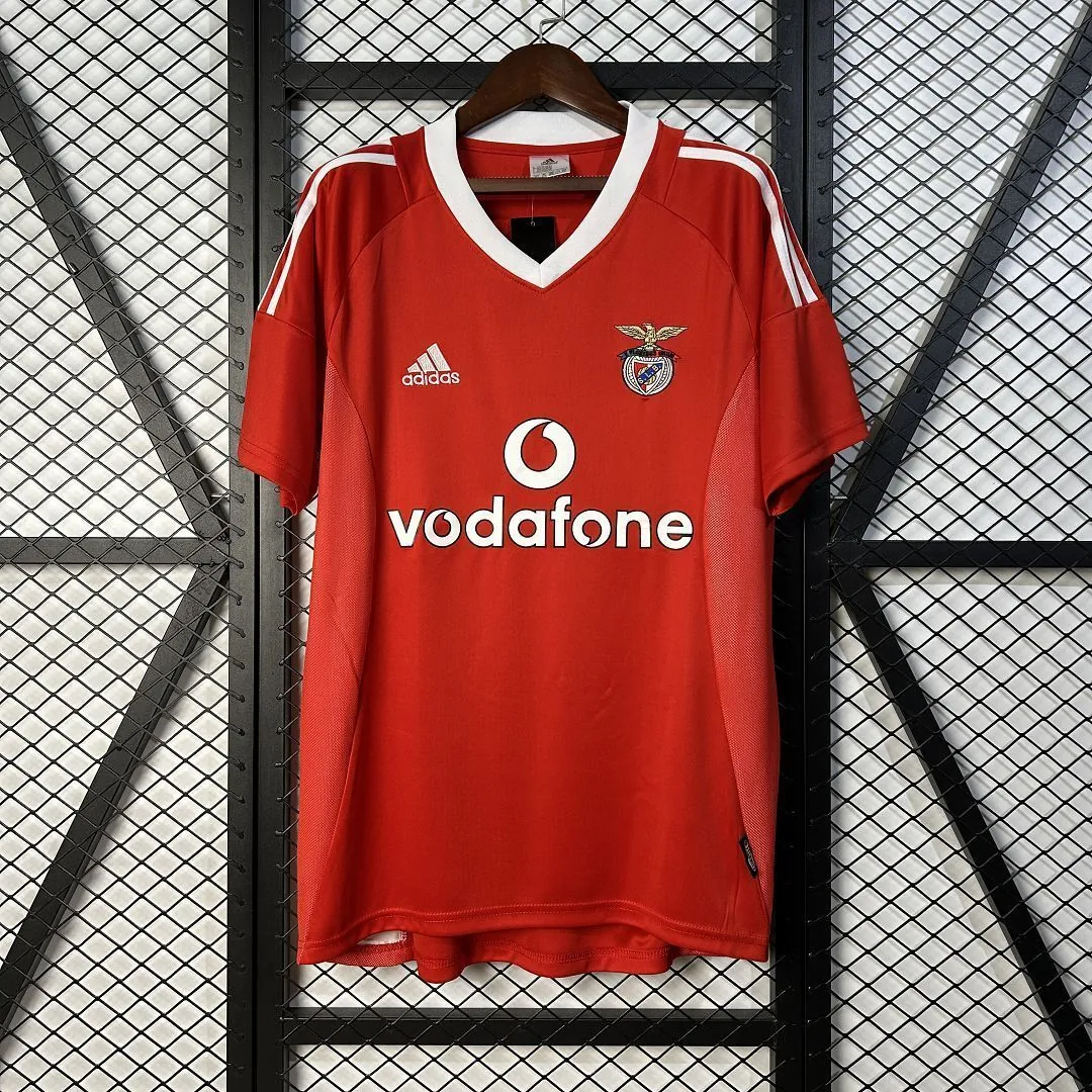 02-03 Benfica Home Retro Kit Vintage Shirt Soccer AAAAJersey Yupoo 8