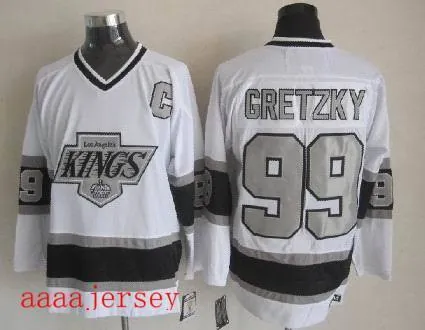 Los Angeles Kings retro ice hockey jersey M-3XL 洛杉矶国王队复古冰球服 5
