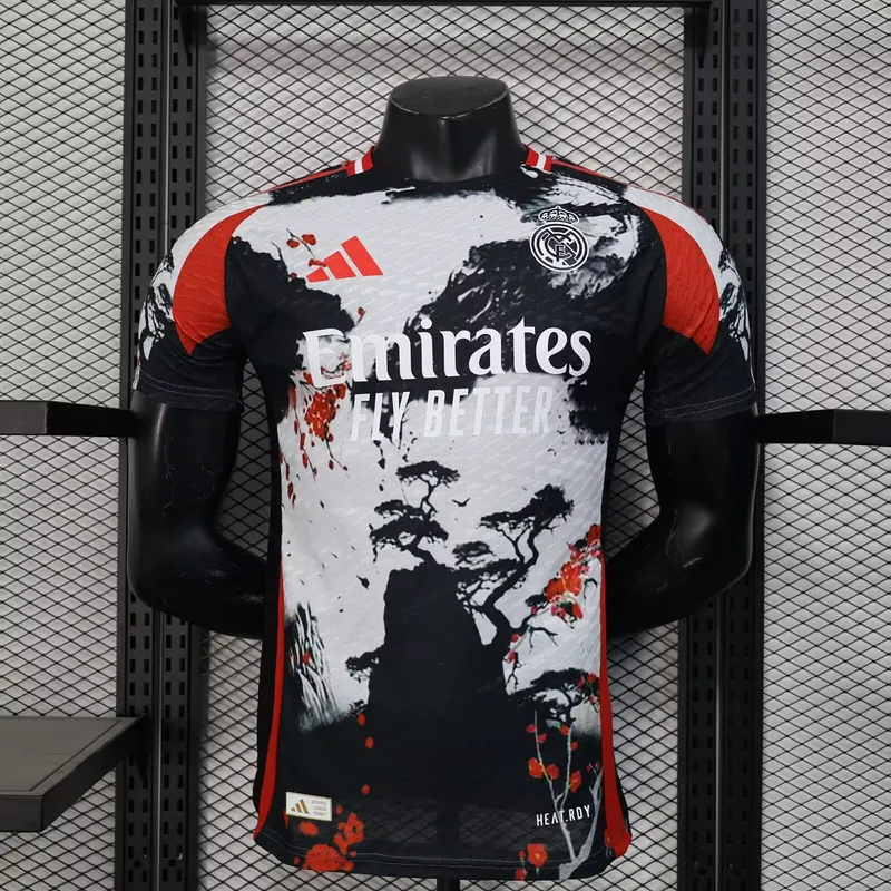 25-26 Real Madrid Painting Special Edition Kit Player Version Shirt AAAAJersey Dropship Yupoo 5