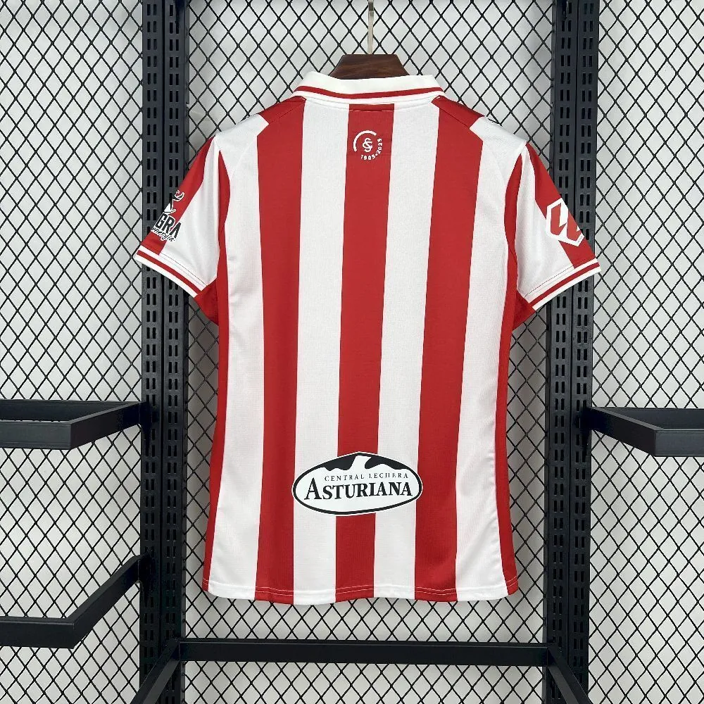 25-26 Sporting De Gijon Home Shirt Soccer Uniforms Soccer AAAAJersey Supply Yupoo 7