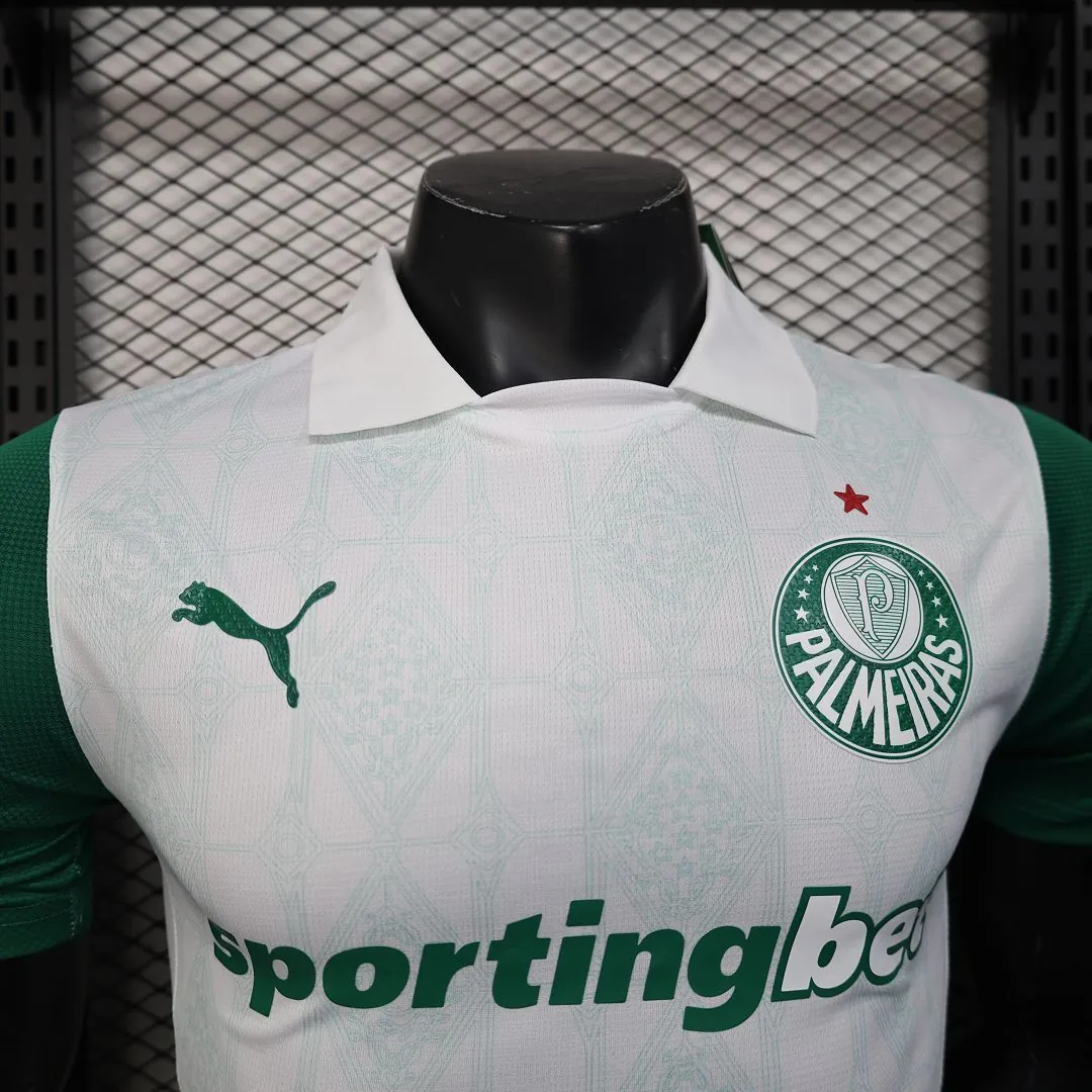 25-26 Palmeiras Away All Sponsors Kit Player Version Shirt AAAAJersey Wholesale Yupoo 4