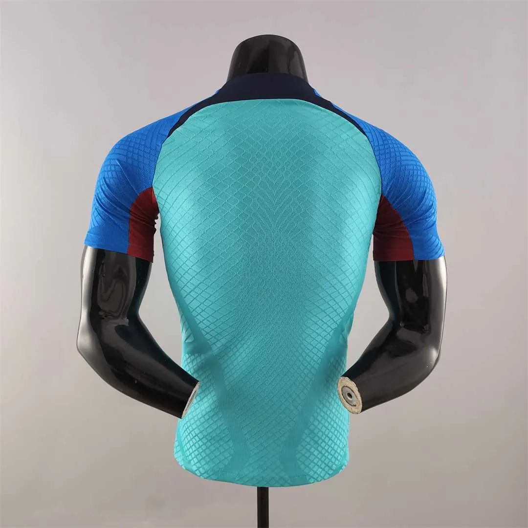 22-23 Barcelona training suit bluegreen player version 3