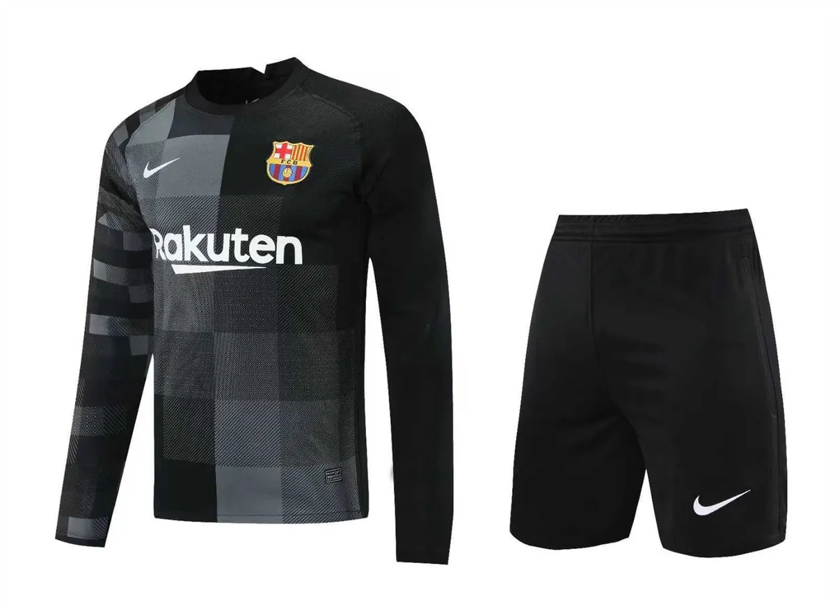 21-22 Barcelona black goalkeeper long sleeve 19