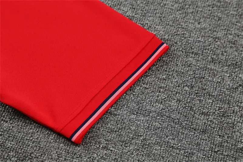 Atletico Madrid Polo red chest print 8