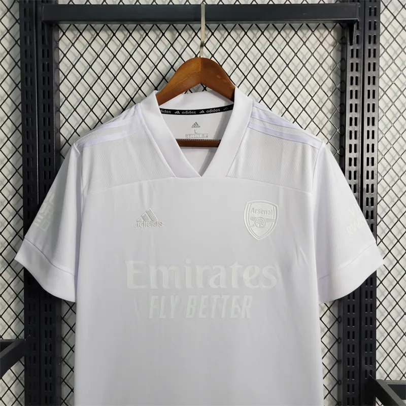 21-22 Arsenal White Size S-XXL Soccer Jersey 2