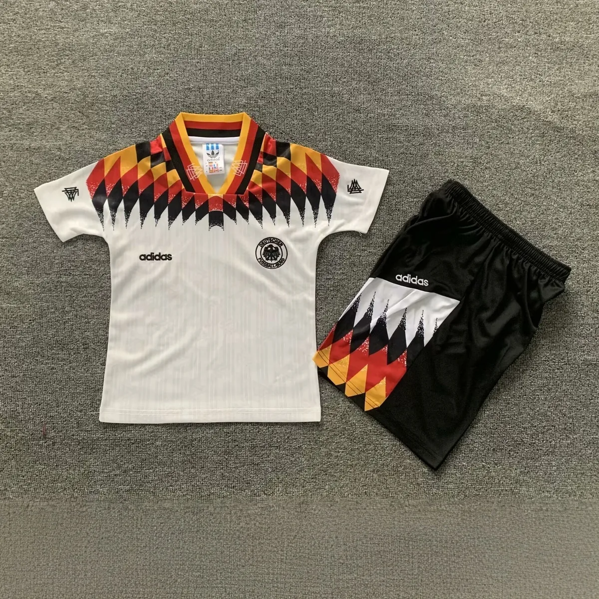 1994 Germany Home Retro Kids Kits Children Sets Football AAAAJerseys Yupoo 9