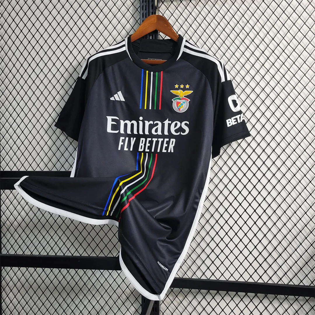 23-24 Benfica Away Kit Black Shirt Football Jerseys Yupoo 4