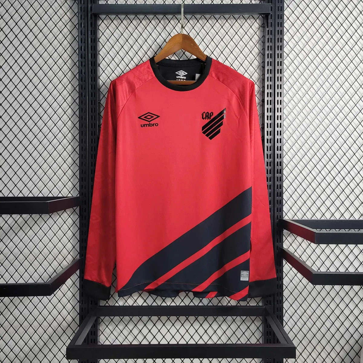 23-24 Long Sleeve Athletico Paranaense Home S-4XL 9