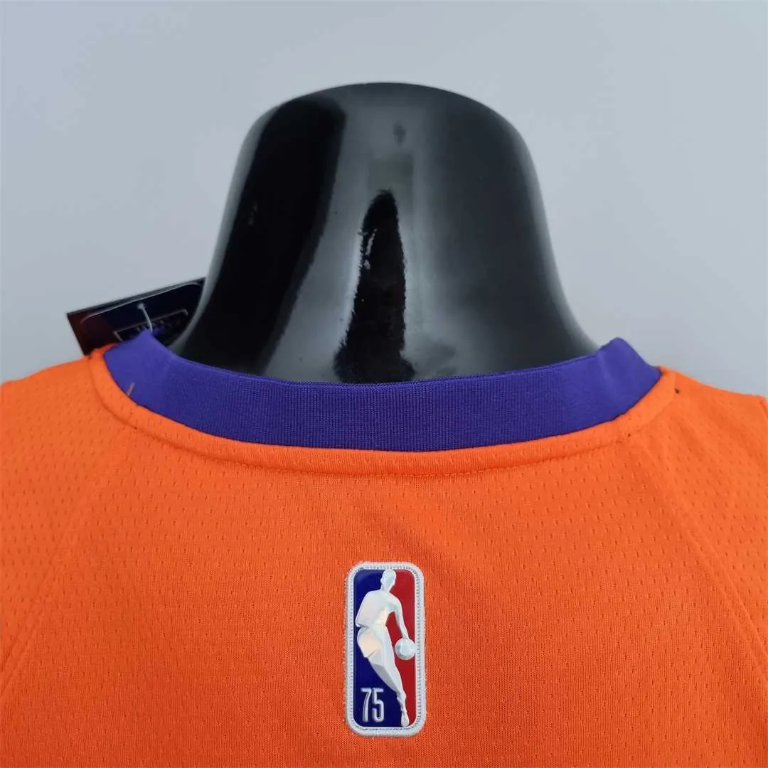 75th Anniversary PAUL#3 Phoenix Suns Jordan Theme Orange NBA Jersey 3