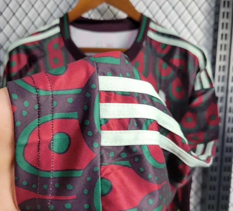 2024 Mexico Home Kit Long Sleeve Shirt Football AAAAJersey Supplier 3