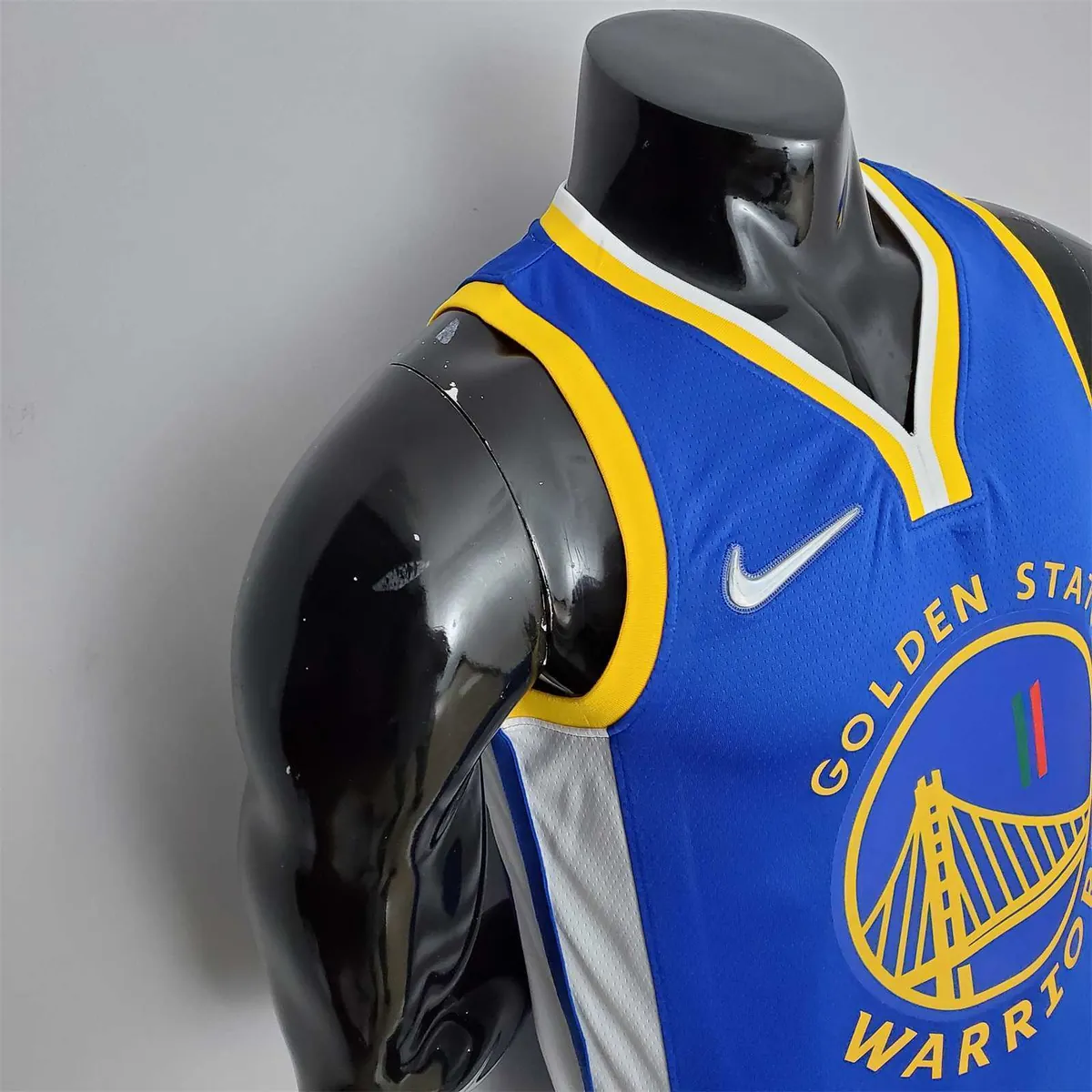75th Anniversary Golden State Warriors Thompson #11 Mexico Edition Blue NBA Jersey 4