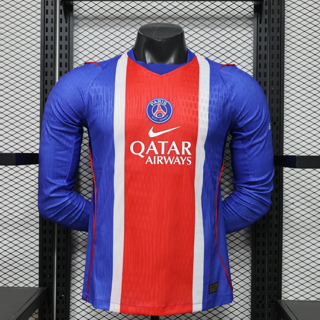 26-27 PSG Mens Home Kit Player Version Football Long Sleeve Shirts AAAAJersey Dropship Yupoo 8 4
