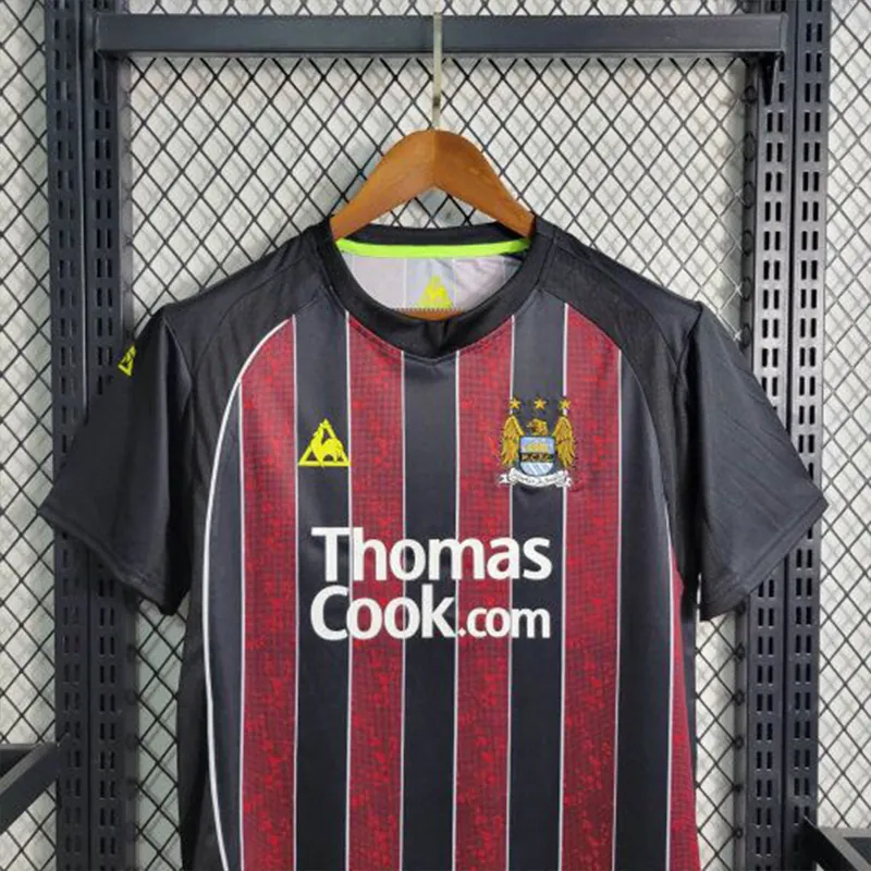 08-09 Retro Manchester City Away S-XXL Cheap Soccer Jerseys 3
