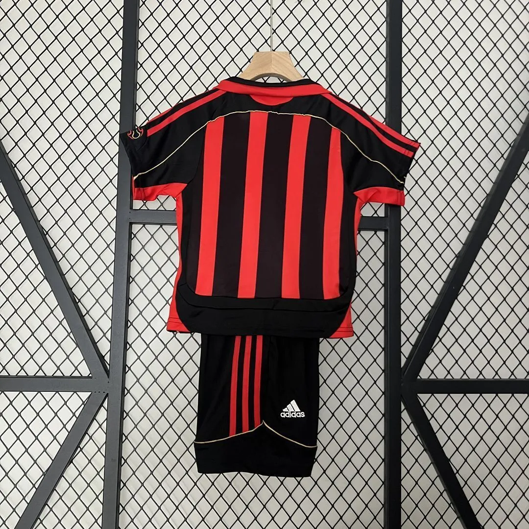 06-07 AC Milan Kids Retro Home Kits Cheap Jersey Yupoo 1