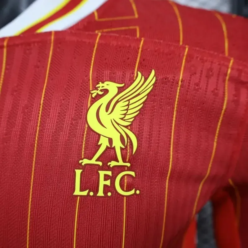 24-25 Liverpool Home Long Sleeve Kit Player Version Shirt Football AAAAJersey Yupoo S-2XL 9