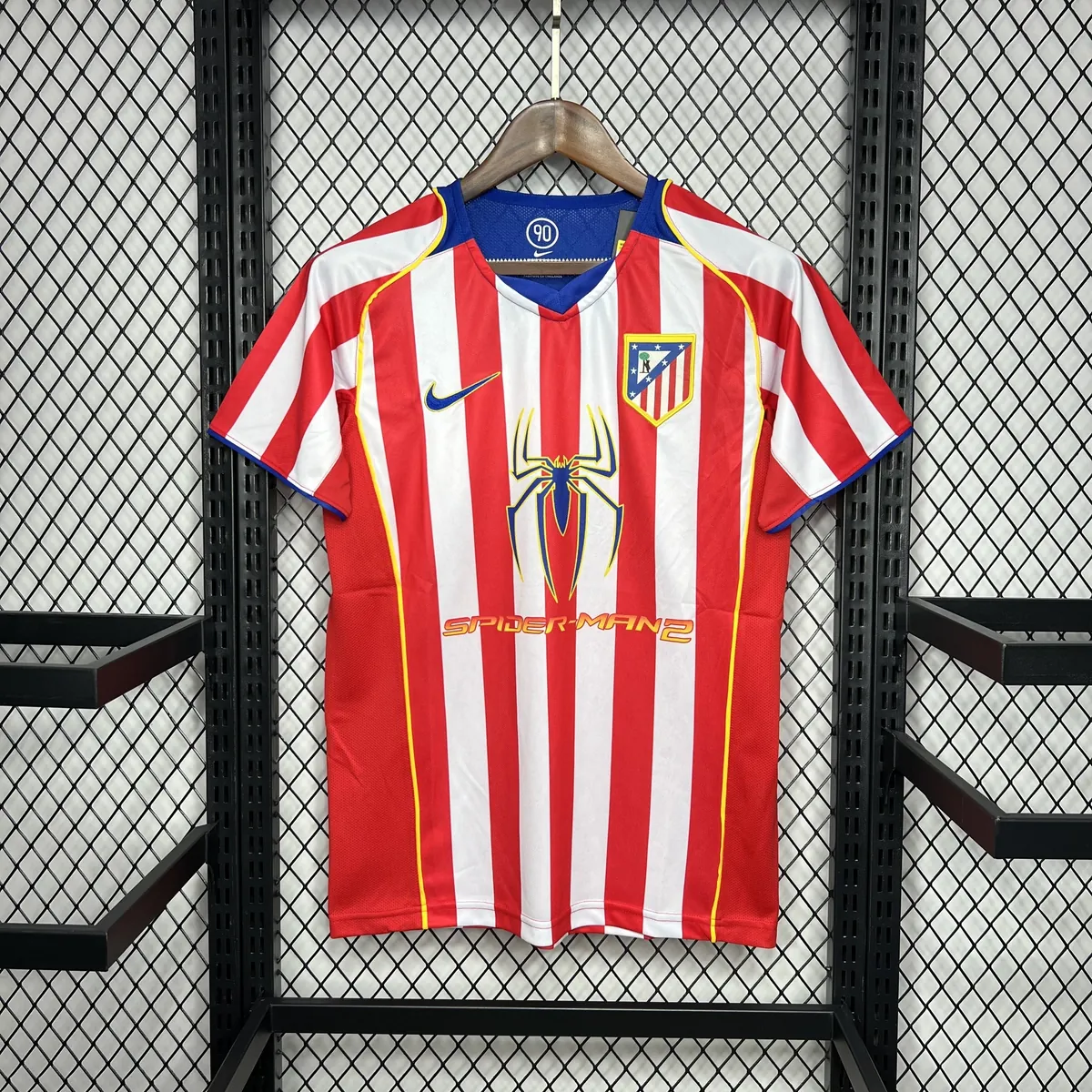 04-05 Atletico Madrid Home Kit Retro Football Vintage Uniform AAAAJersey Supply Yupoo 1
